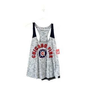 NWT MLS New Era Chicago Fire Grey Tank Top Size XXL